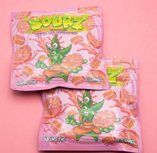 Sourz Edibles Pink Grapefruit